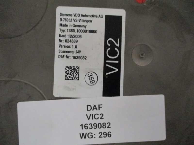 DAF 1639082 VIC2 1.0 MODULE - Elektrische Ausrüstung: das Bild 2 DAF 1639082 VIC2 1.0 MODULE - Elektrische Ausrüstung: das Bild 2