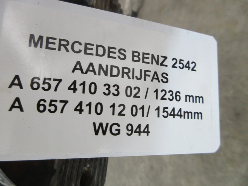 Antriebswelle für LKW Mercedes-Benz A 657 410 33 02/1236 MM/A 657 410 12 01 / 1544MM MERCEDES 2542 MP4 EURO 6: das Bild 9
