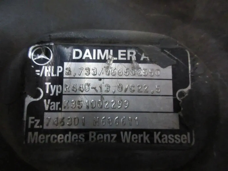 Mercedes-Benz R440-13,0/C22,5 RATIO 2,733 746.301 ACTROS MP 4 1845 EURO 6 - Differenzial Getriebe für LKW: das Bild 5 Mercedes-Benz R440-13,0/C22,5 RATIO 2,733 746.301 ACTROS MP 4 1845 EURO 6 - Differenzial Getriebe für LKW: das Bild 5