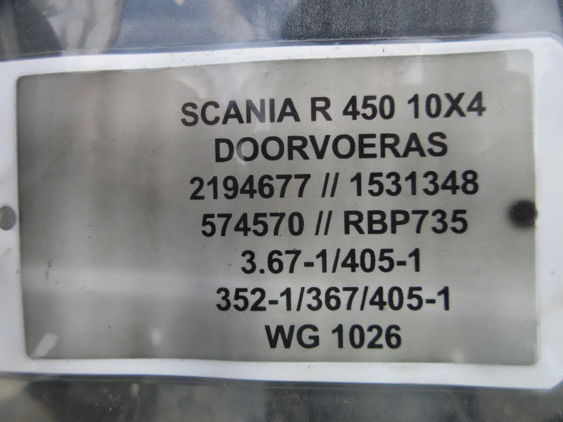 Hinterachse für LKW Scania 2194677 // 1531348 // 2194678 // 1531345 TANDEM SET SCANIA R 450 EURO 6: das Bild 6