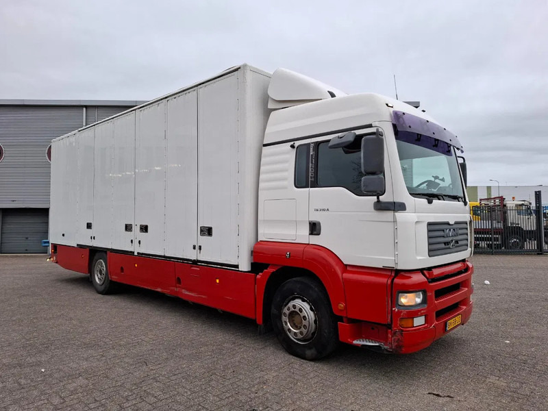 MAN TG310A / NL TRUCK / TUV:06-07-2026 / ONLY:249085 KM / SMART TACHO / 1SIDE OPEN / PLATFORM 2000 KG / AUTOMATIC / EURO-3 / 2002 - Koffer LKW: das Bild 2 MAN TG310A / NL TRUCK / TUV:06-07-2026 / ONLY:249085 KM / SMART TACHO / 1SIDE OPEN / PLATFORM 2000 KG / AUTOMATIC / EURO-3 / 2002 - Koffer LKW: das Bild 2