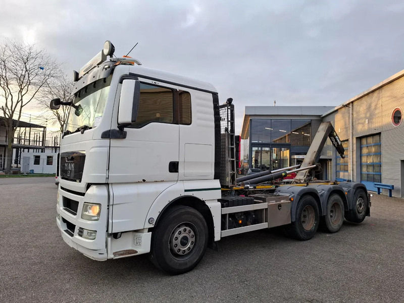 MAN TGX35.480 / LIFT+LENKACHSE / ONLY:392634 KM / JOAB HOOK / AIRCO / FRIDGE / AUTOMATIC / EURO-5 / 2012 - Seil Abrollkipper: das Bild 1 MAN TGX35.480 / LIFT+LENKACHSE / ONLY:392634 KM / JOAB HOOK / AIRCO / FRIDGE / AUTOMATIC / EURO-5 / 2012 - Seil Abrollkipper: das Bild 1