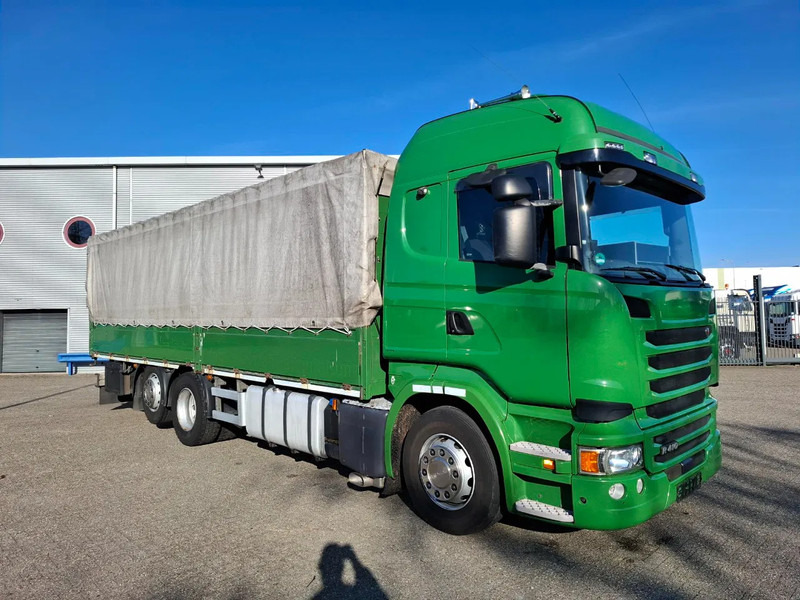 Scania R410 / GERMAN TRUCK / RETARDER / LIFT+LENKACHSE / SLIDING ROOF / SMART TACHO / PARK AIRCO / NAVI / LWDS / AUTOMATIC / EURO-6 / 2 - Plane LKW: das Bild 2 Scania R410 / GERMAN TRUCK / RETARDER / LIFT+LENKACHSE / SLIDING ROOF / SMART TACHO / PARK AIRCO / NAVI / LWDS / AUTOMATIC / EURO-6 / 2 - Plane LKW: das Bild 2