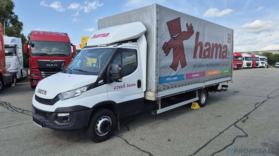 IVECO DAILY 70C17 EURO 6 - valník s plachtou + hydraulické čelo ZEPRO - Plane LKW: das Bild 2 IVECO DAILY 70C17 EURO 6 - valník s plachtou + hydraulické čelo ZEPRO - Plane LKW: das Bild 2