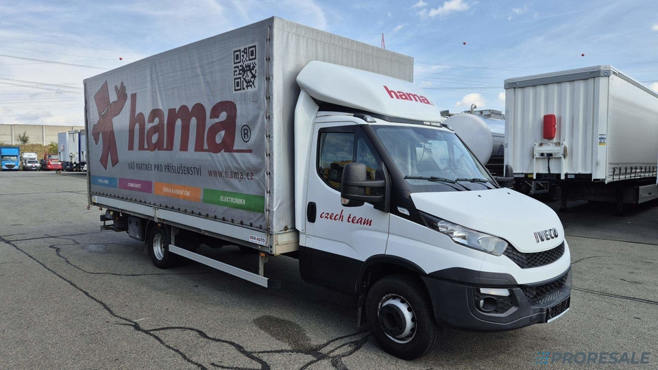 IVECO DAILY 70C17 EURO 6 - valník s plachtou + hydraulické čelo ZEPRO - Plane LKW: das Bild 1 IVECO DAILY 70C17 EURO 6 - valník s plachtou + hydraulické čelo ZEPRO - Plane LKW: das Bild 1
