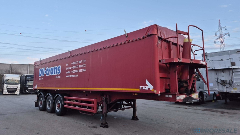 STAS SZ 336 K - sklápěč 52 m3 - Fe / Al - Kipper Auflieger: das Bild 1 STAS SZ 336 K - sklápěč 52 m3 - Fe / Al - Kipper Auflieger: das Bild 1