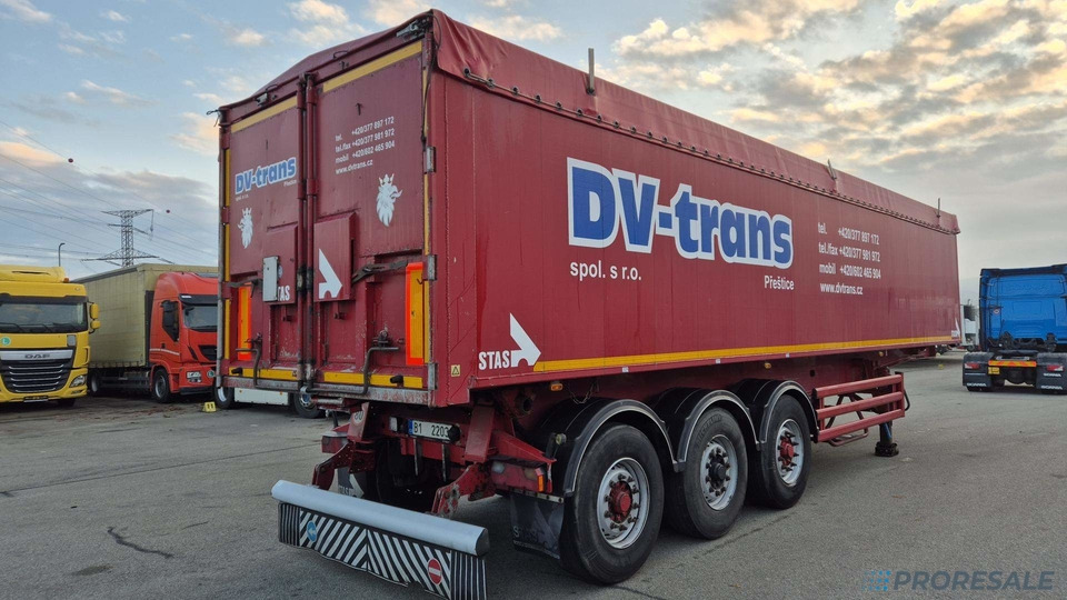 STAS SZ 336 K - sklápěč 52 m3 - Fe / Al - Kipper Auflieger: das Bild 3 STAS SZ 336 K - sklápěč 52 m3 - Fe / Al - Kipper Auflieger: das Bild 3