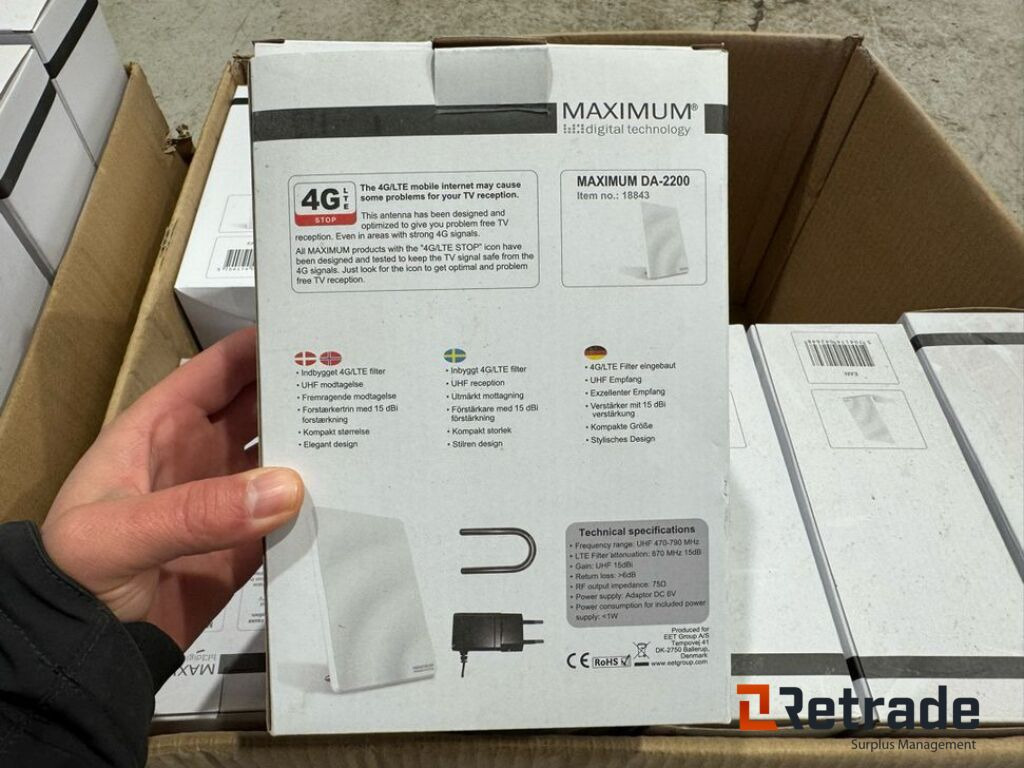 46 stk,MAXIMUM LTE 4G antenner (A0020809) - Werkzeug/ Gerät: das Bild 4 46 stk,MAXIMUM LTE 4G antenner (A0020809) - Werkzeug/ Gerät: das Bild 4