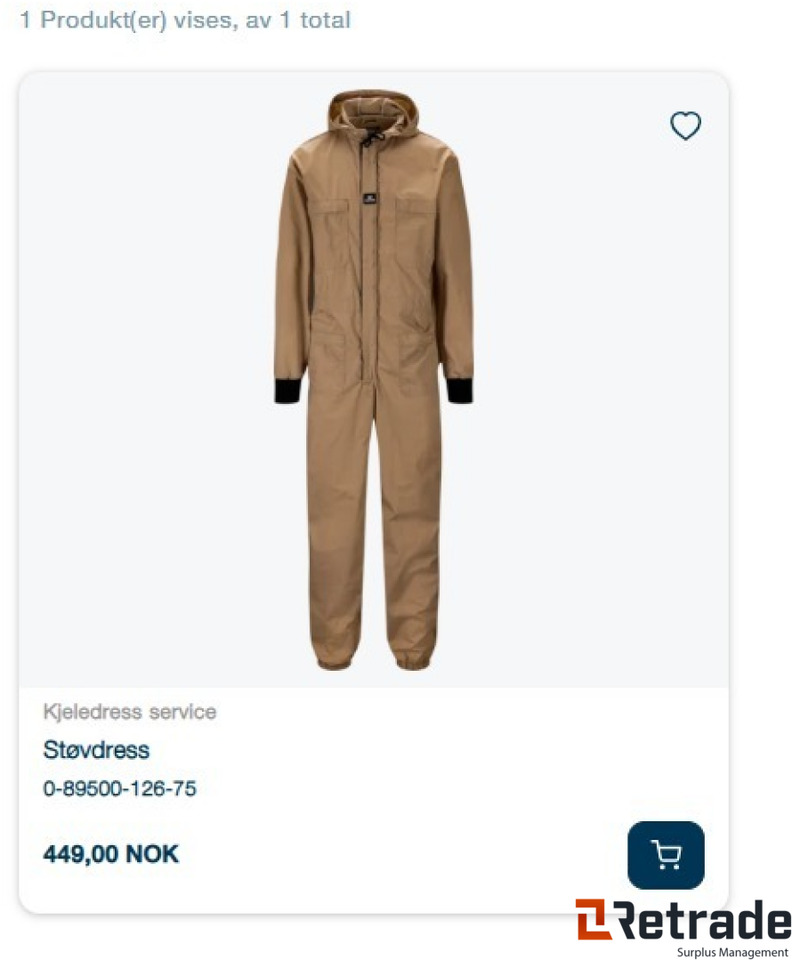 Hjelmer og støvdresser / Safety helmets and dust suits / not used - Werkzeug/ Gerät: das Bild 1 Hjelmer og støvdresser / Safety helmets and dust suits / not used - Werkzeug/ Gerät: das Bild 1