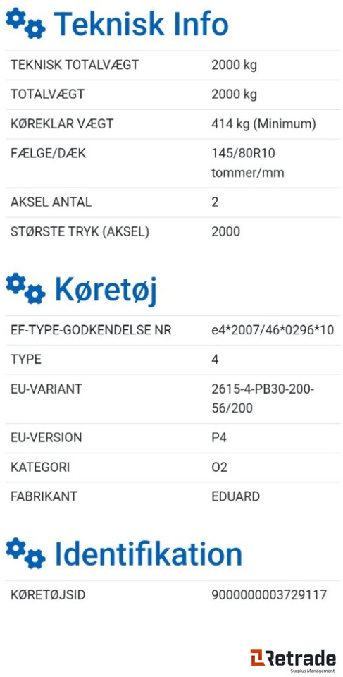 Gartengerät Løvsuger på trailer: das Bild 22