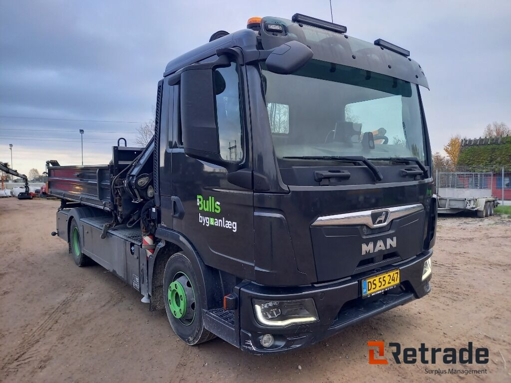 MAN TGL 12. 4X2 BL med Fassi kran - Pritsche LKW, Autokran: das Bild 3 MAN TGL 12. 4X2 BL med Fassi kran - Pritsche LKW, Autokran: das Bild 3