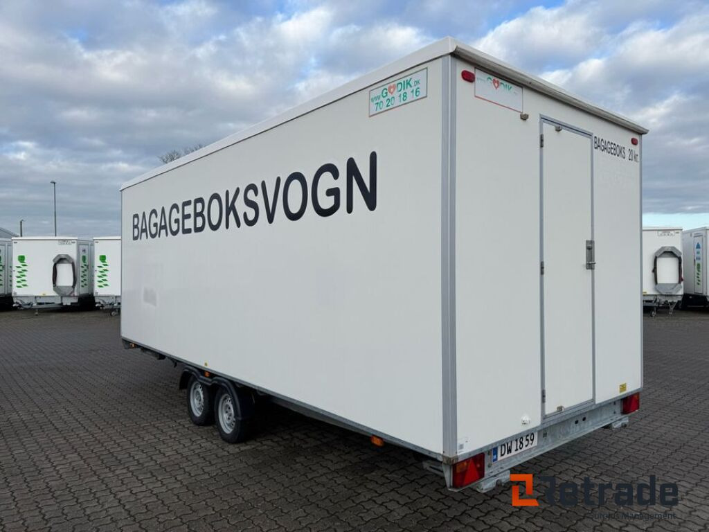 Scanvogn 1900 Bagagebox trailer m/54 skabe /Luggage box trailer with 54 cabinets./ A0025182 - PKW: das Bild 5 Scanvogn 1900 Bagagebox trailer m/54 skabe /Luggage box trailer with 54 cabinets./ A0025182 - PKW: das Bild 5