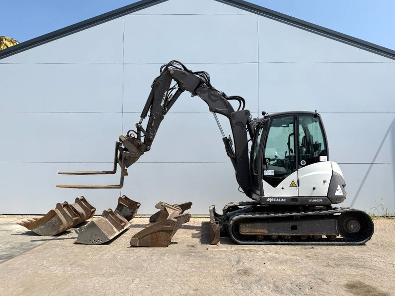 Mecalac 8MCR - 6 Attachments Included! Auto Greasing - Minibagger: das Bild 1 Mecalac 8MCR - 6 Attachments Included! Auto Greasing - Minibagger: das Bild 1