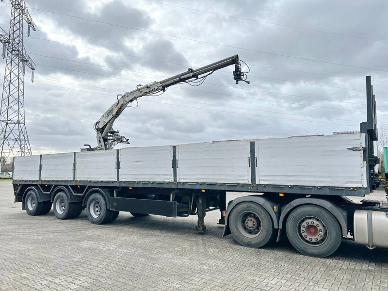 Pacton T3-003 Brick Trailer - Kennis 16000-R Crane - Pritschenauflieger/ Plattformauflieger: das Bild 5 Pacton T3-003 Brick Trailer - Kennis 16000-R Crane - Pritschenauflieger/ Plattformauflieger: das Bild 5