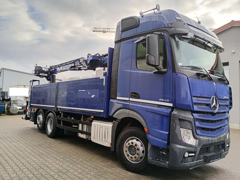 Mercedes-Benz 2545 mit Kran 6X2 Euro6 Atlas 170.2 10,8m Kran - Pritsche LKW, Autokran: das Bild 1 Mercedes-Benz 2545 mit Kran 6X2 Euro6 Atlas 170.2 10,8m Kran - Pritsche LKW, Autokran: das Bild 1