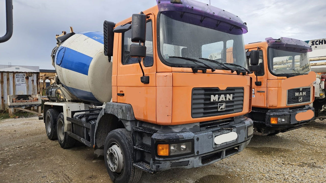 MAN FE 410A 8x4 mixer - 7m3 - euro 3 - Fahrmischer: das Bild 2 MAN FE 410A 8x4 mixer - 7m3 - euro 3 - Fahrmischer: das Bild 2