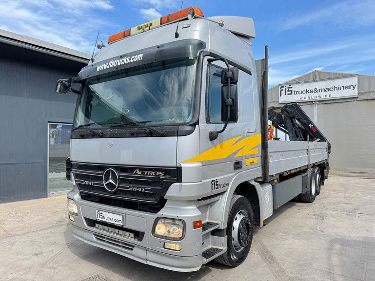 Mercedes-Benz Actros 2541 6x2 stake body - Hiab XS 144 Hipro 17.3M - Pritsche LKW, Autokran: das Bild 1 Mercedes-Benz Actros 2541 6x2 stake body - Hiab XS 144 Hipro 17.3M - Pritsche LKW, Autokran: das Bild 1