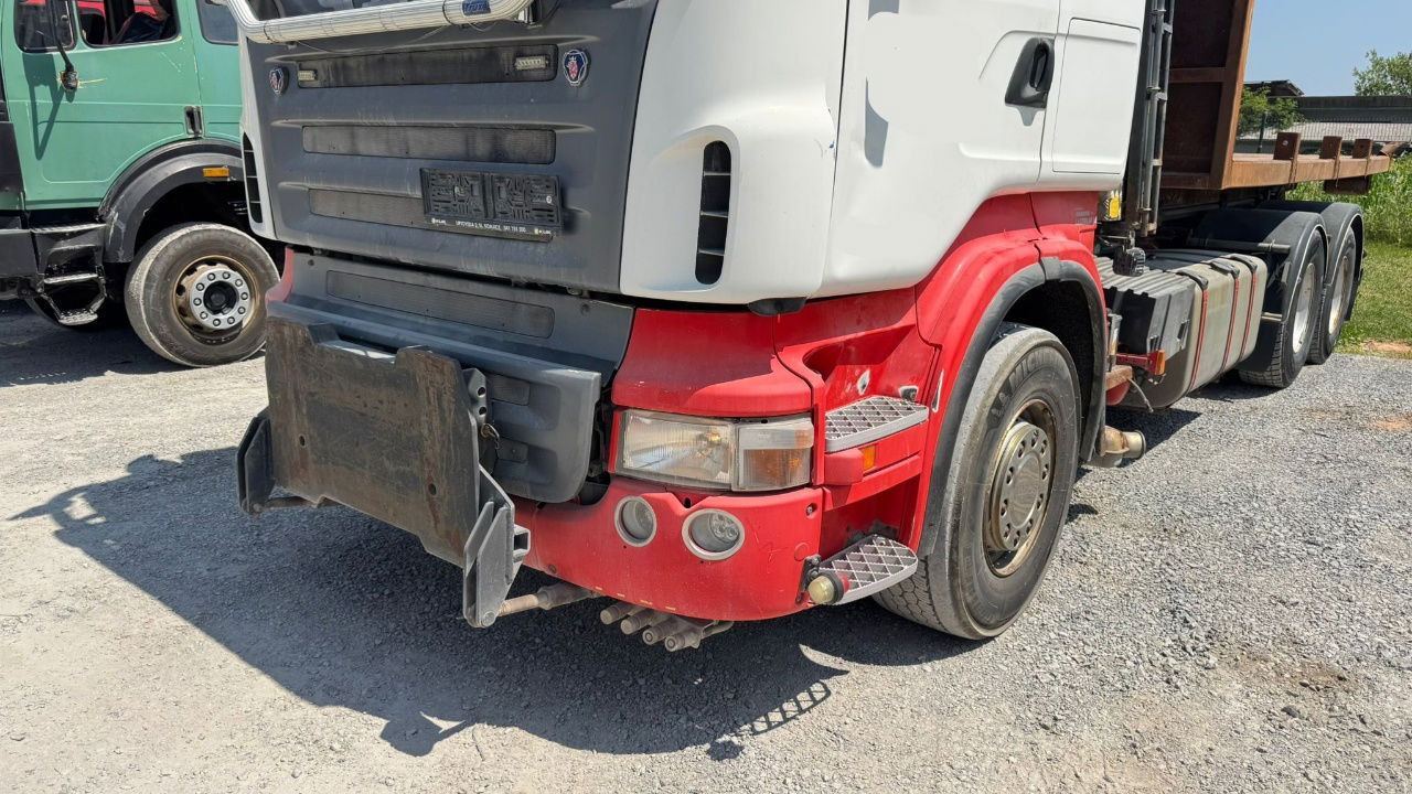 Scania R400 6x2 abroll tipper + plato - Containerwagen/ Wechselfahrgestell LKW: das Bild 2 Scania R400 6x2 abroll tipper + plato - Containerwagen/ Wechselfahrgestell LKW: das Bild 2
