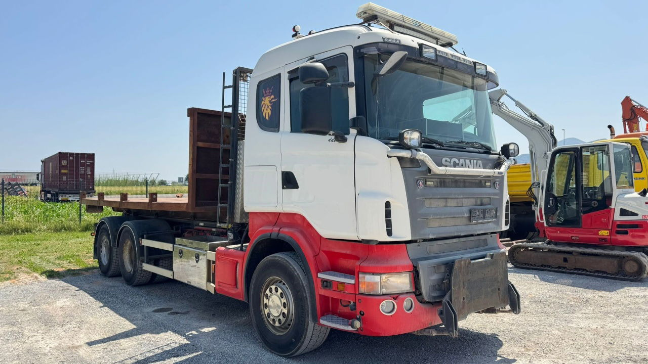 Scania R400 6x2 abroll tipper + plato - Containerwagen/ Wechselfahrgestell LKW: das Bild 3 Scania R400 6x2 abroll tipper + plato - Containerwagen/ Wechselfahrgestell LKW: das Bild 3