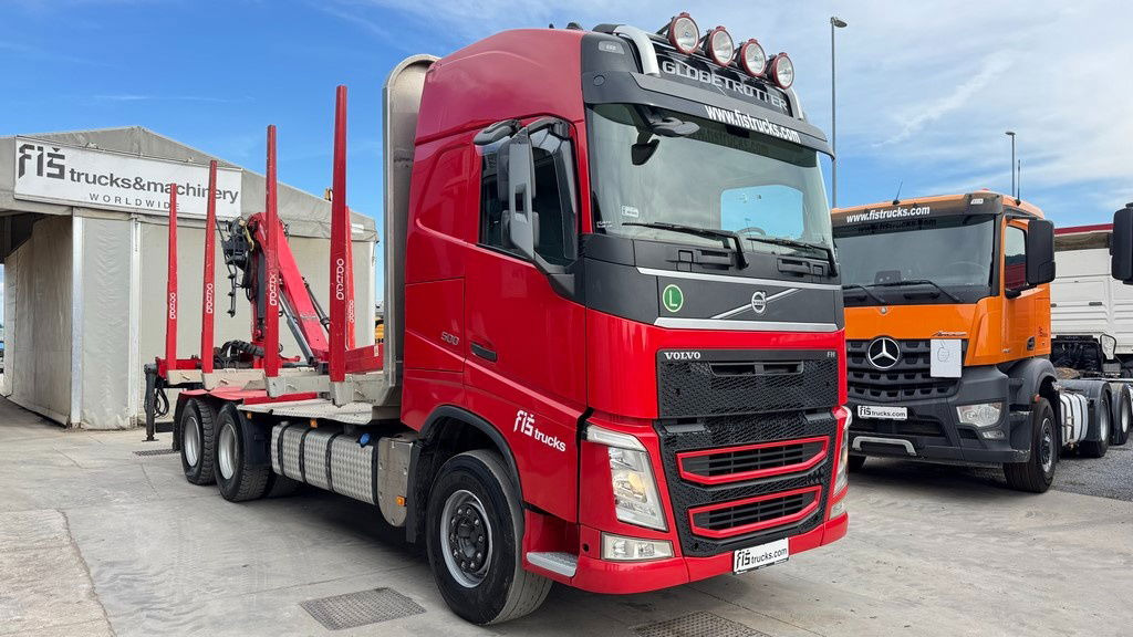Volvo FH 500 6x4 forest truck - Epsilon 110Z - scissors - Containerwagen/ Wechselfahrgestell LKW: das Bild 3 Volvo FH 500 6x4 forest truck - Epsilon 110Z - scissors - Containerwagen/ Wechselfahrgestell LKW: das Bild 3