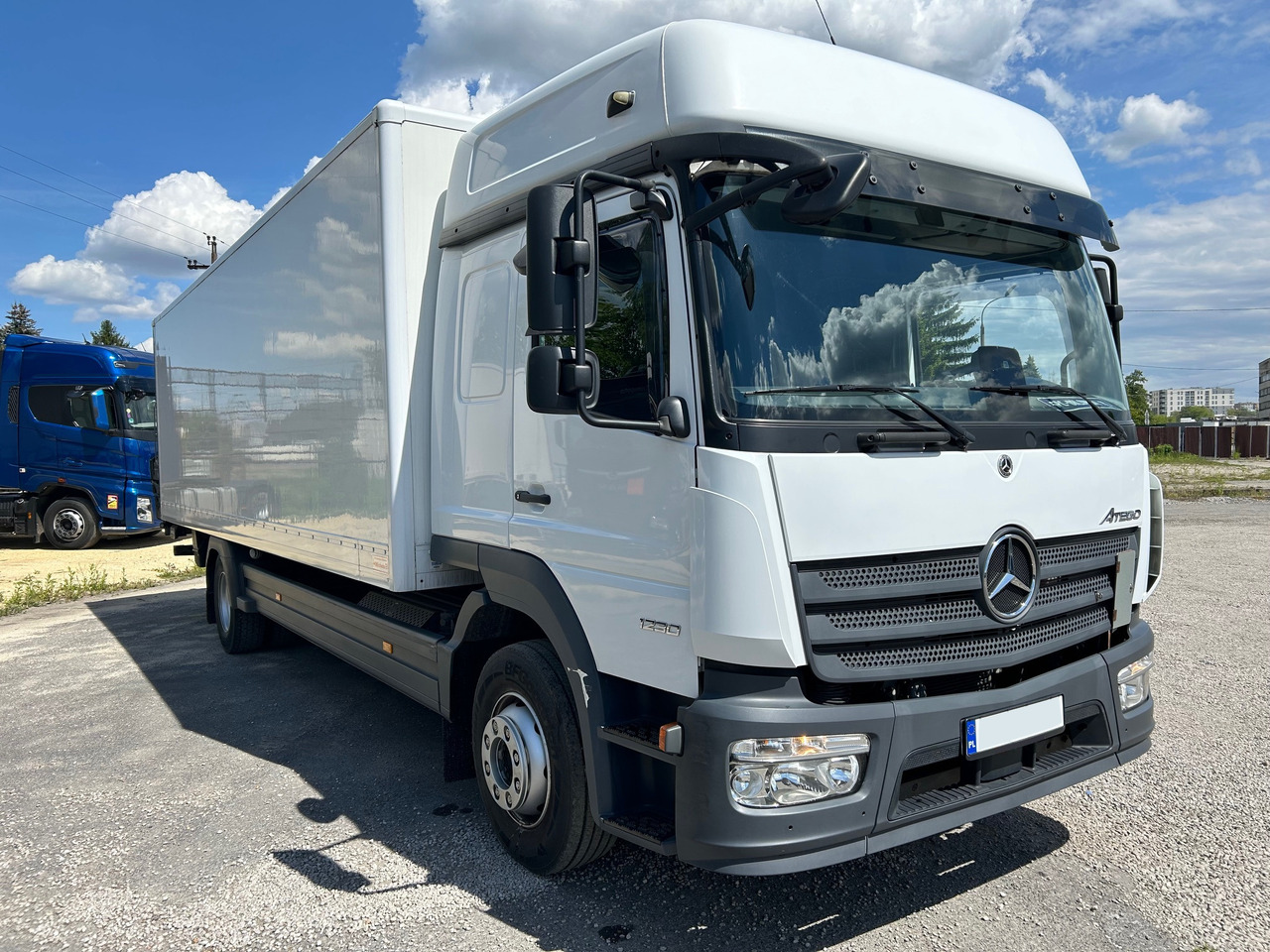 MERCEDES-BENZ ATEGO 1230 / BIGSPACE / 2020 / KOFFER 19 EPAL / LBW 2T - Koffer LKW: das Bild 2 MERCEDES-BENZ ATEGO 1230 / BIGSPACE / 2020 / KOFFER 19 EPAL / LBW 2T - Koffer LKW: das Bild 2