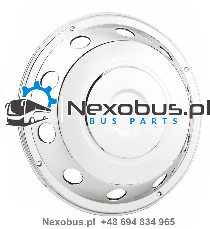 Kołpak 19.5" nierdzewny przód Solbus C 9.5 C10.5 Mercedes Tourino - Felgen und Reifen für Bus: das Bild 1 Kołpak 19.5" nierdzewny przód Solbus C 9.5 C10.5 Mercedes Tourino - Felgen und Reifen für Bus: das Bild 1