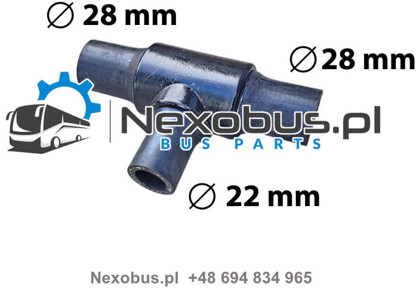 Trójnik układu ogrzewania Setra 531DT Mercedes Citaro D=28/22/28 mm A0029977474 - Heizung/ Lüftung für Bus: das Bild 1 Trójnik układu ogrzewania Setra 531DT Mercedes Citaro D=28/22/28 mm A0029977474 - Heizung/ Lüftung für Bus: das Bild 1