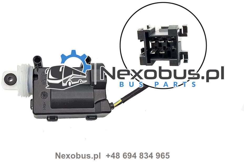 Zamek elektryczny klap Bova MAN prostokątna wtyczka - Fahrerhaus und Interieur für Bus: das Bild 1 Zamek elektryczny klap Bova MAN prostokątna wtyczka - Fahrerhaus und Interieur für Bus: das Bild 1