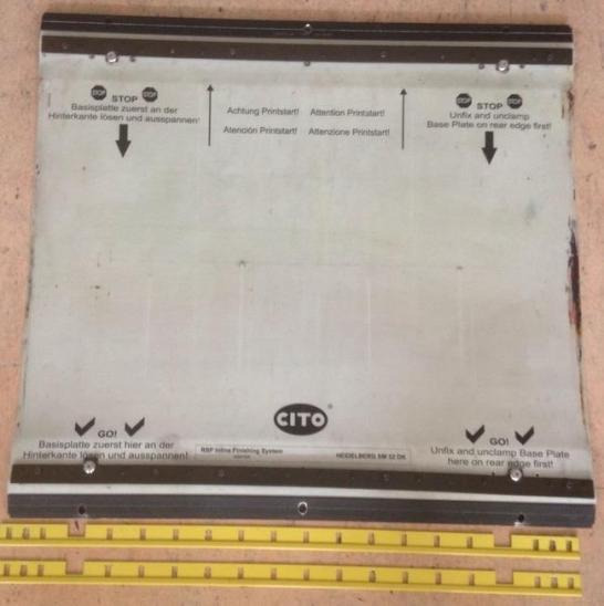 Cito RSP Finishing System for SM-52 - Ersatzteile für Druckmaschine: das Bild 2 Cito RSP Finishing System for SM-52 - Ersatzteile für Druckmaschine: das Bild 2