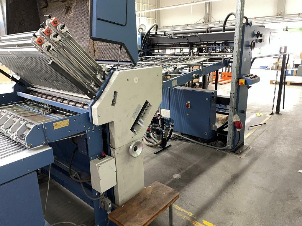 Large format Affischenfolder Herzog & Heymann M7-58.6 + M7.67-4 Mabeg feeder - Falzmaschine: das Bild 2 Large format Affischenfolder Herzog & Heymann M7-58.6 + M7.67-4 Mabeg feeder - Falzmaschine: das Bild 2