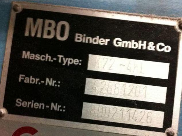 MBO K 72-4-KL-F combination folding machine - Falzmaschine: das Bild 5 MBO K 72-4-KL-F combination folding machine - Falzmaschine: das Bild 5