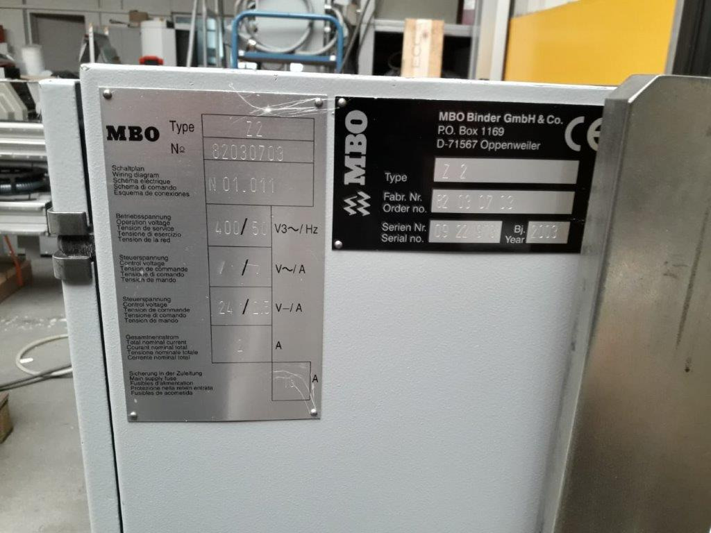MBO Z2 mobile, 180° rotatable cross-fold unit with navigator control - Falzmaschine: das Bild 5 MBO Z2 mobile, 180° rotatable cross-fold unit with navigator control - Falzmaschine: das Bild 5