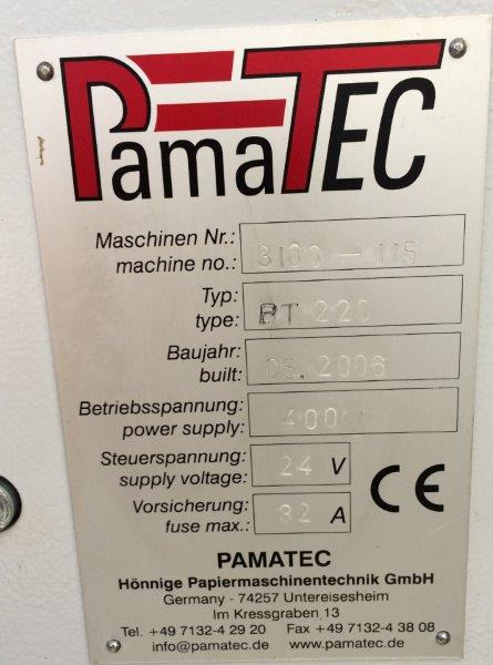 Druckmaschine PamaTec OEM Heidelberg PT-220 fully automatic inline bridge punching machine: das Bild 9
