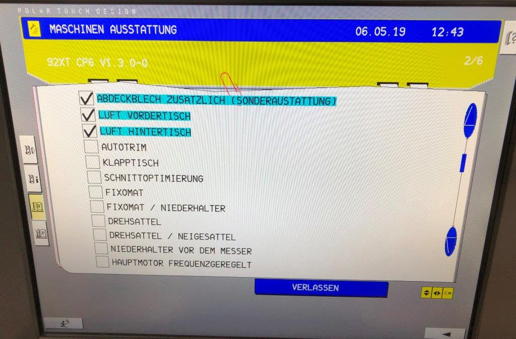 Polar 92 XT high-speed cutting line with RA-2 vibrator, optional LW 450 lift and counting scale - Papierschneidemaschine: das Bild 5 Polar 92 XT high-speed cutting line with RA-2 vibrator, optional LW 450 lift and counting scale - Papierschneidemaschine: das Bild 5
