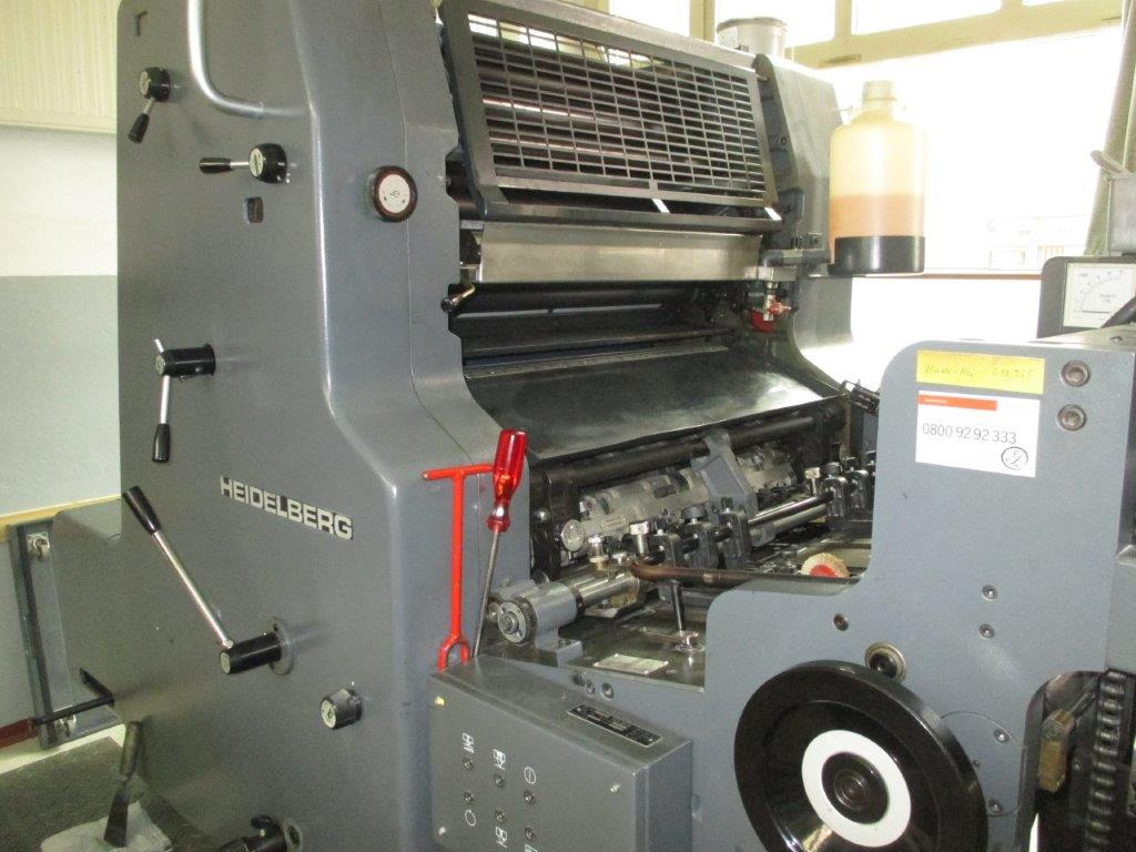 Single Color Heidelberg MO-S - Offsetdruckmaschine: das Bild 2 Single Color Heidelberg MO-S - Offsetdruckmaschine: das Bild 2