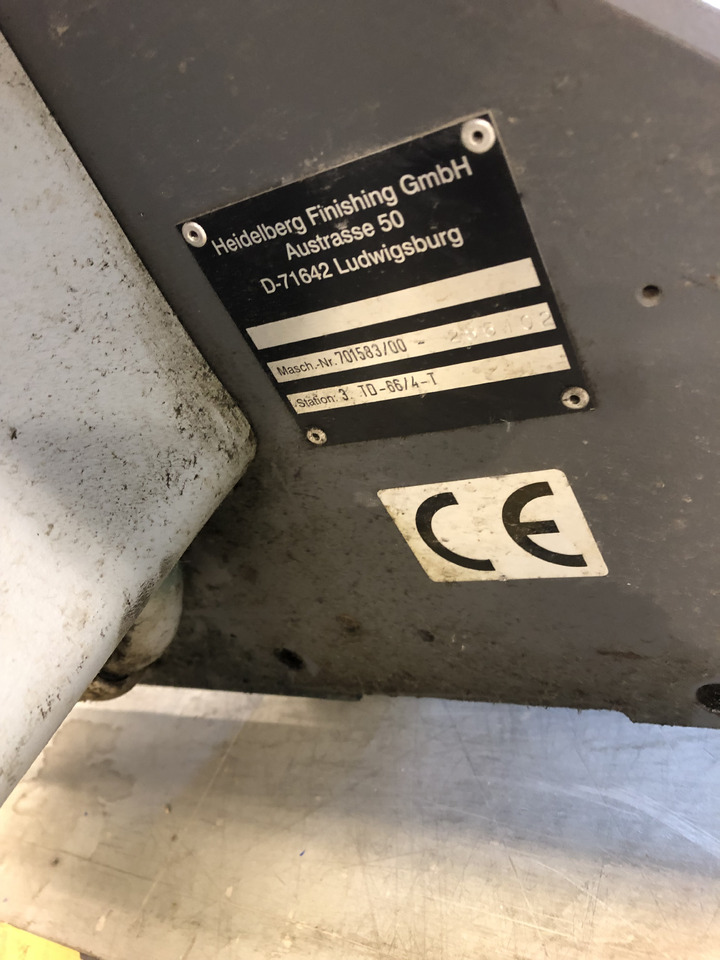 Stahlfolder Topline TD 66-4 with DCT control 3.tes buckle plate folder Heidelberg - Falzmaschine: das Bild 3 Stahlfolder Topline TD 66-4 with DCT control 3.tes buckle plate folder Heidelberg - Falzmaschine: das Bild 3