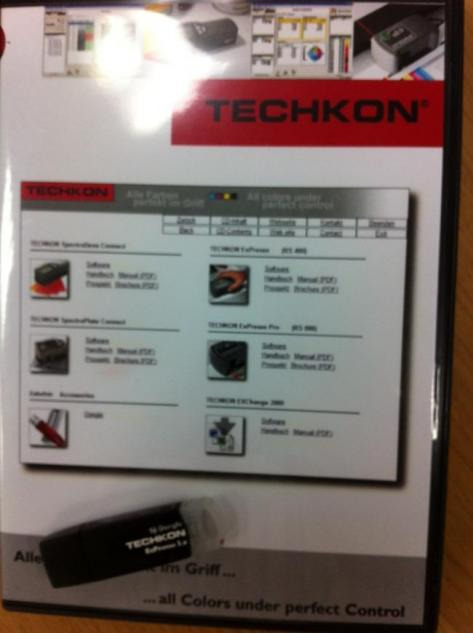 Techkon SpectroJet Scan Spectrometer - Druckmaschine: das Bild 2 Techkon SpectroJet Scan Spectrometer - Druckmaschine: das Bild 2