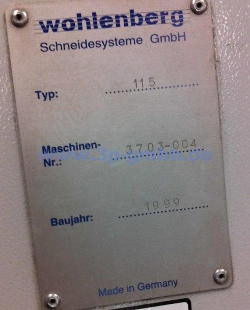 Wohlenberg cut-tec 115 cutting machine - Papierschneidemaschine: das Bild 2 Wohlenberg cut-tec 115 cutting machine - Papierschneidemaschine: das Bild 2