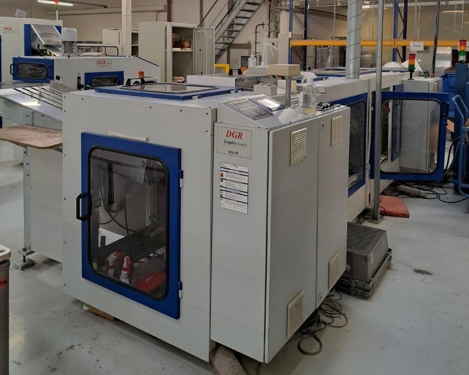 Book on Demand Perfect Binder - spine gluing station DGR Graphic KM 40 - Bindemaschine: das Bild 1 Book on Demand Perfect Binder - spine gluing station DGR Graphic KM 40 - Bindemaschine: das Bild 1