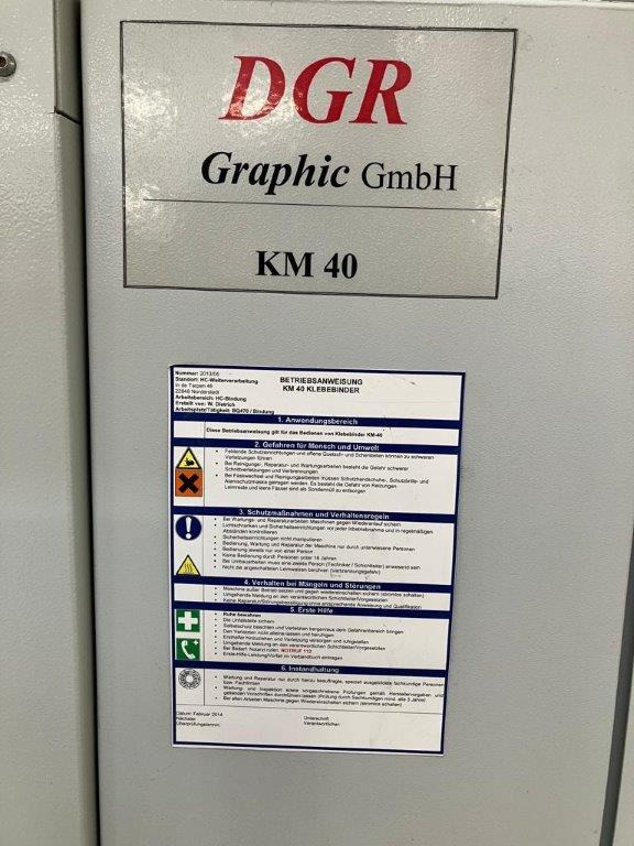 Book on Demand Perfect Binder - spine gluing station DGR Graphic KM 40 - Bindemaschine: das Bild 4 Book on Demand Perfect Binder - spine gluing station DGR Graphic KM 40 - Bindemaschine: das Bild 4