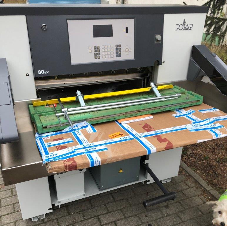 Guillotine, stack cutter or paper cutter Polar Eco 80 - Papierschneidemaschine: das Bild 2 Guillotine, stack cutter or paper cutter Polar Eco 80 - Papierschneidemaschine: das Bild 2