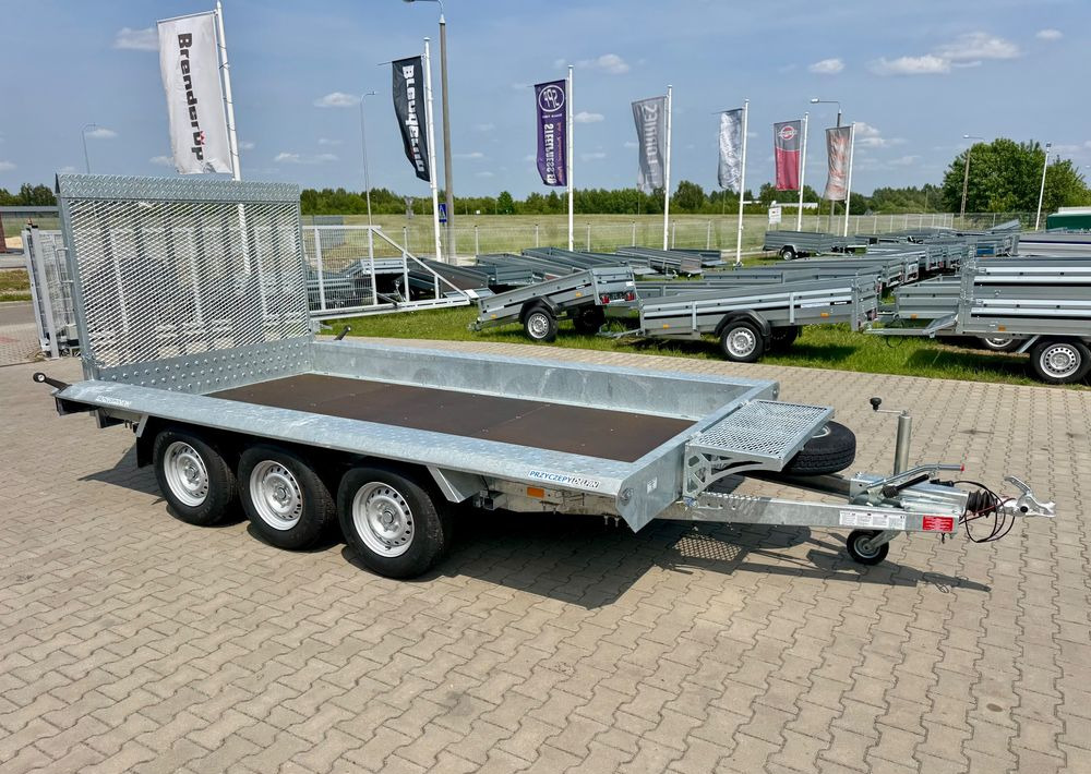 Niewiadów KN401835T - 400 x 185 cm | 2570kg ładowności | trap stalowy | 3-osiowa budowlanka - Baumaschinenanhänger: das Bild 1 Niewiadów KN401835T - 400 x 185 cm | 2570kg ładowności | trap stalowy | 3-osiowa budowlanka - Baumaschinenanhänger: das Bild 1