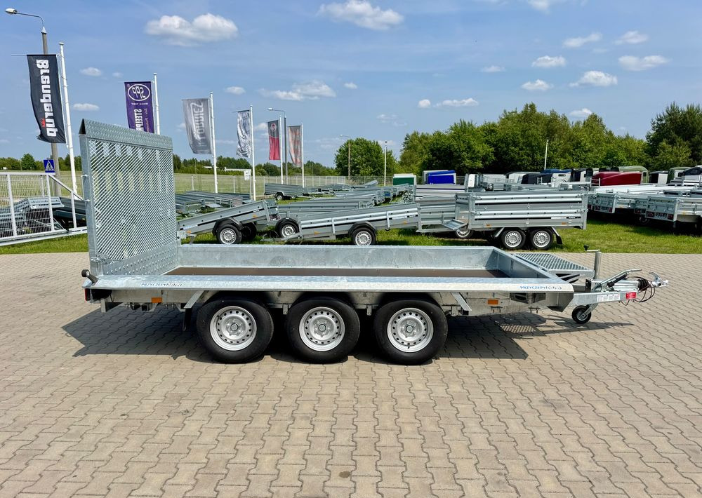 Niewiadów KN401835T - 400 x 185 cm | 2570kg ładowności | trap stalowy | 3-osiowa budowlanka - Baumaschinenanhänger: das Bild 2 Niewiadów KN401835T - 400 x 185 cm | 2570kg ładowności | trap stalowy | 3-osiowa budowlanka - Baumaschinenanhänger: das Bild 2