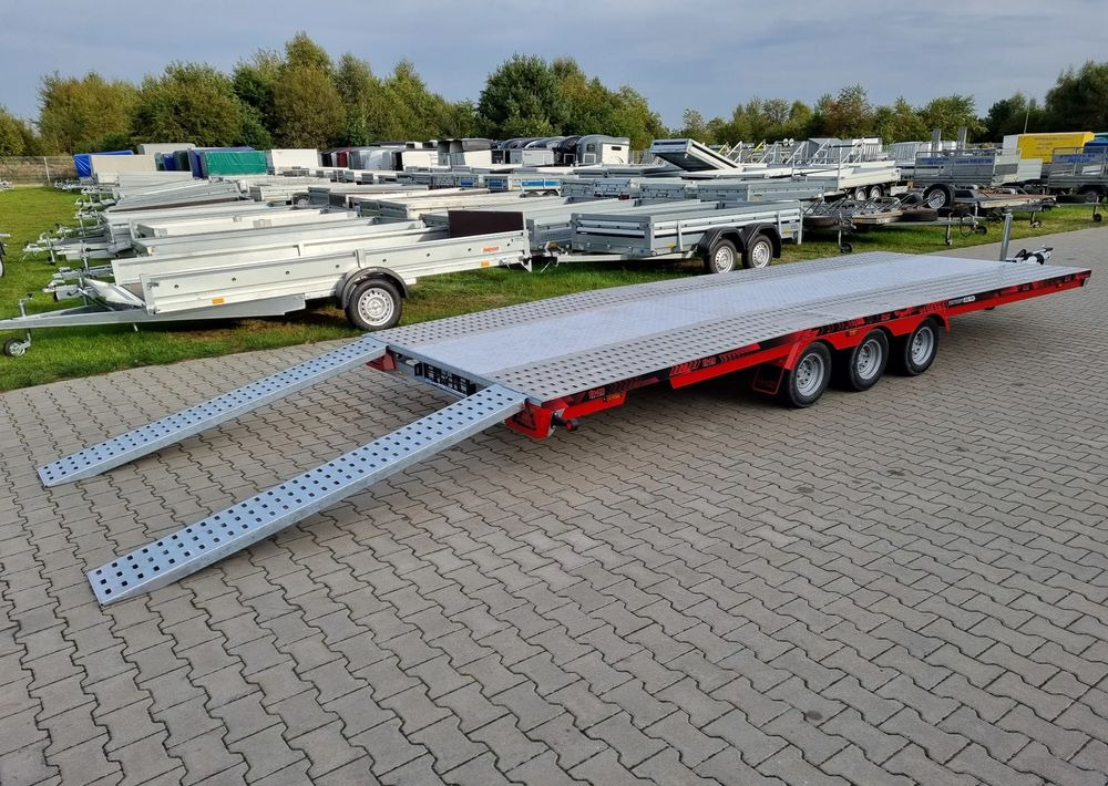 TA-NO TA-NO Scorpio 55 PREMIUM laweta 3 osiowa 5.5m 3500kg DMC najazdy niski załadunek - Autotransporter Anhänger: das Bild 4 TA-NO TA-NO Scorpio 55 PREMIUM laweta 3 osiowa 5.5m 3500kg DMC najazdy niski załadunek - Autotransporter Anhänger: das Bild 4