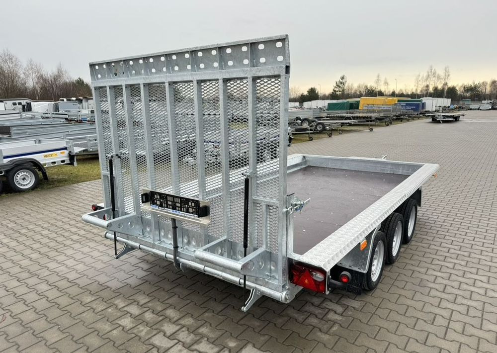 WIOLA B3540 MAX - 400 x 170 cm | 2546kg ładowności | trap stalowy | 3-osiowa budowlanka - Baumaschinenanhänger: das Bild 5 WIOLA B3540 MAX - 400 x 170 cm | 2546kg ładowności | trap stalowy | 3-osiowa budowlanka - Baumaschinenanhänger: das Bild 5