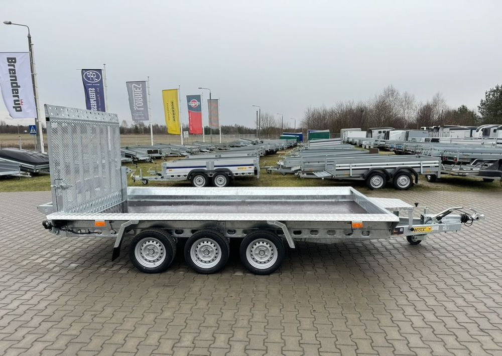 WIOLA Wiola B3540 MAX - 400 x 170 cm | 2546kg ładowności | trap stalowy | 3-osiowa budowlanka - Baumaschinenanhänger: das Bild 2 WIOLA Wiola B3540 MAX - 400 x 170 cm | 2546kg ładowności | trap stalowy | 3-osiowa budowlanka - Baumaschinenanhänger: das Bild 2