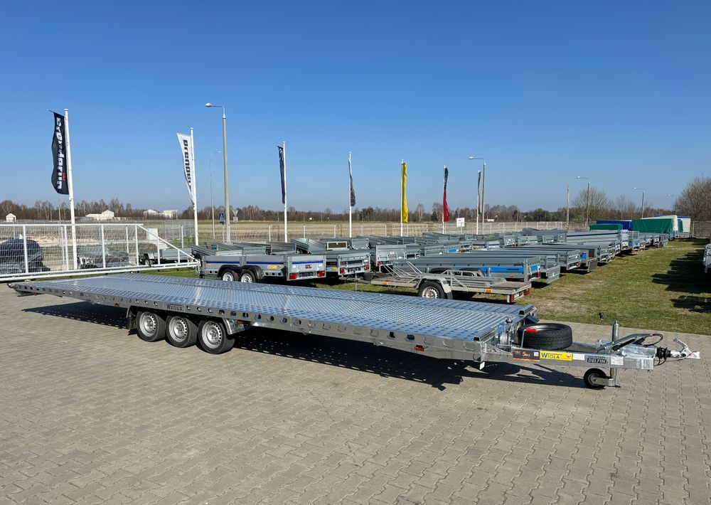 WIOLA Wiola L35G85 | 844x204 cm | 3500kg | wypełnienie blachą - Autotransporter Anhänger: das Bild 1 WIOLA Wiola L35G85 | 844x204 cm | 3500kg | wypełnienie blachą - Autotransporter Anhänger: das Bild 1