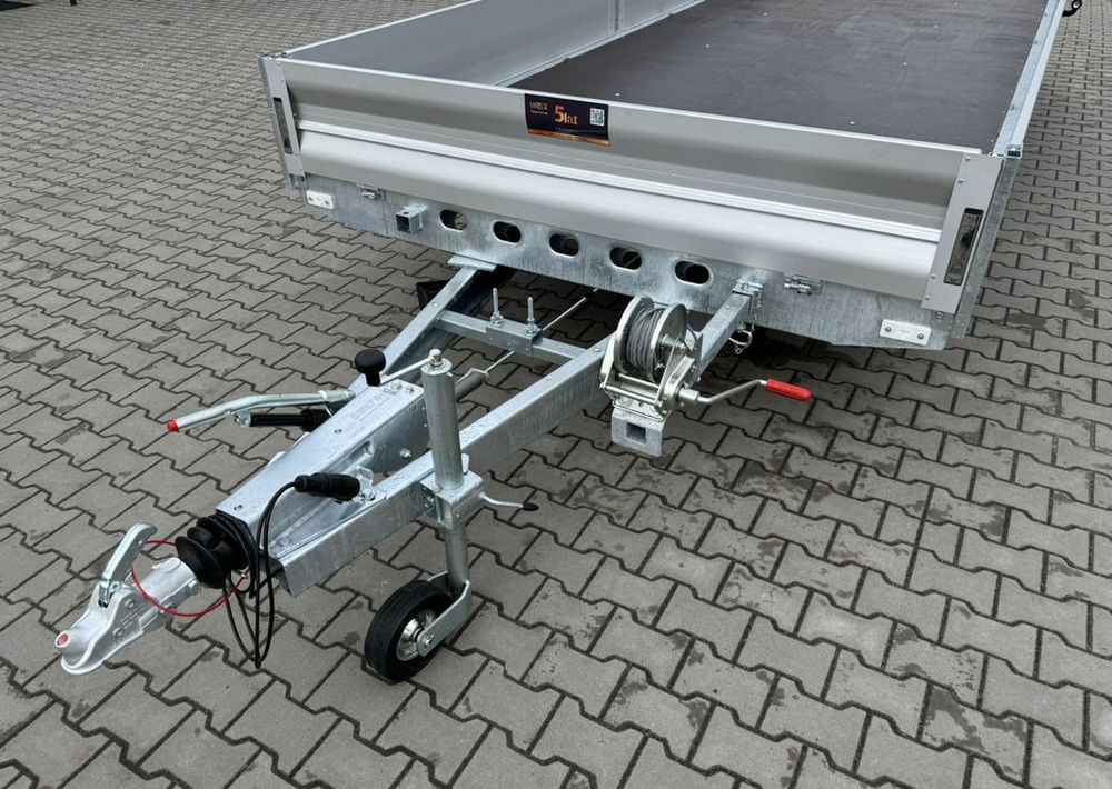 Pritschenanhänger/ Plattformanhänger, Zustand - NEU Wiola Multitrailer 3.5S | 500 x 210 cm | najazdy aluminiowe | burty aluminiowe: das Bild 15