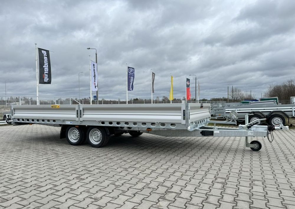 Pritschenanhänger/ Plattformanhänger, Zustand - NEU Wiola Multitrailer 3.5S | 500 x 210 cm | najazdy aluminiowe | burty aluminiowe: das Bild 6