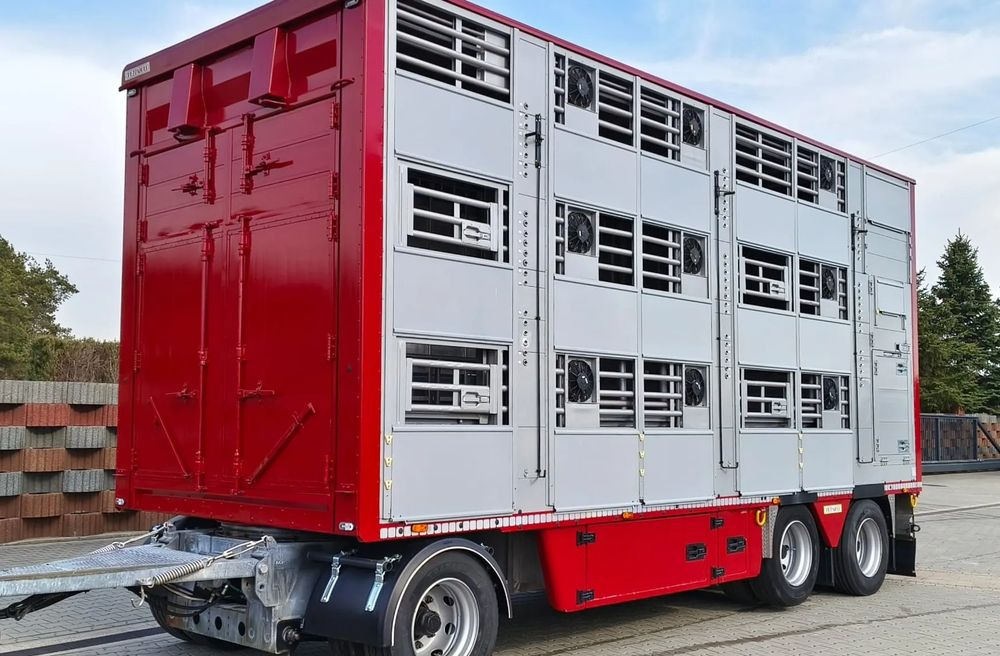 Pezzaioli RBA 32/TRZYOSIOWA PRZYCZEPA-2XBYDŁO,3X TRZODA - Tiertransporter Anhänger: das Bild 1 Pezzaioli RBA 32/TRZYOSIOWA PRZYCZEPA-2XBYDŁO,3X TRZODA - Tiertransporter Anhänger: das Bild 1